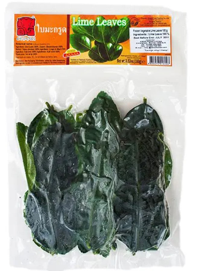 19023 Chang Lá chanh Kaffir đông lạnh 青檸葉La Chánh Đông Lãnh 100g x 1