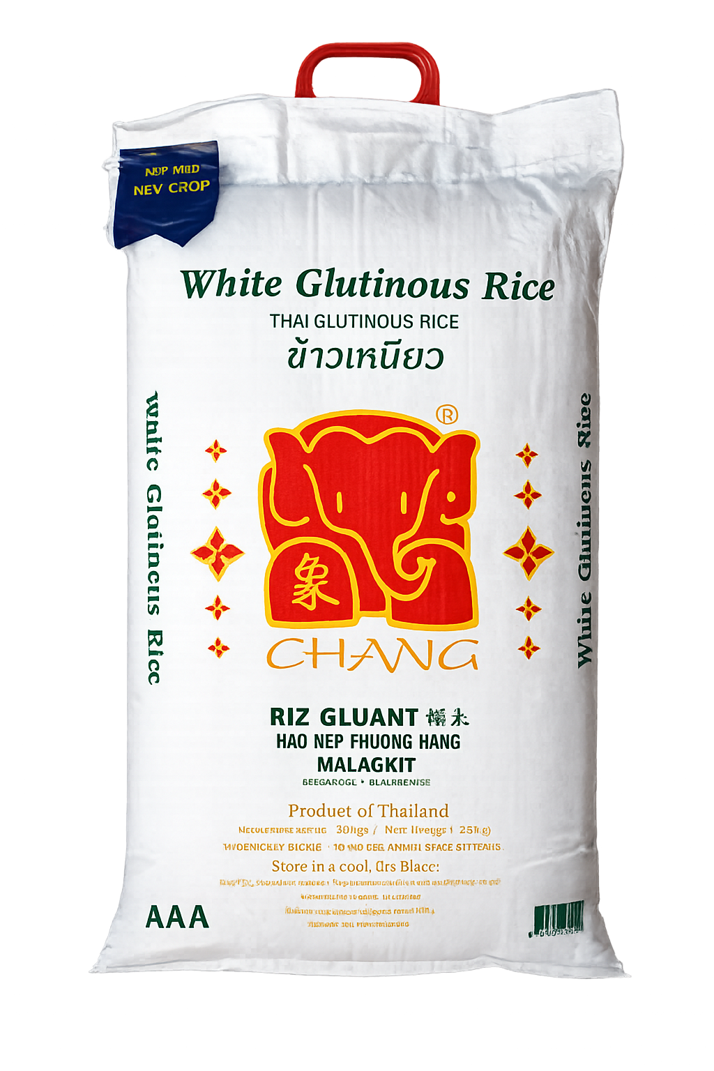 Gạo Nếp Phong Lan泰國糯米 Gạo Nếp Thái 5kg x 1
