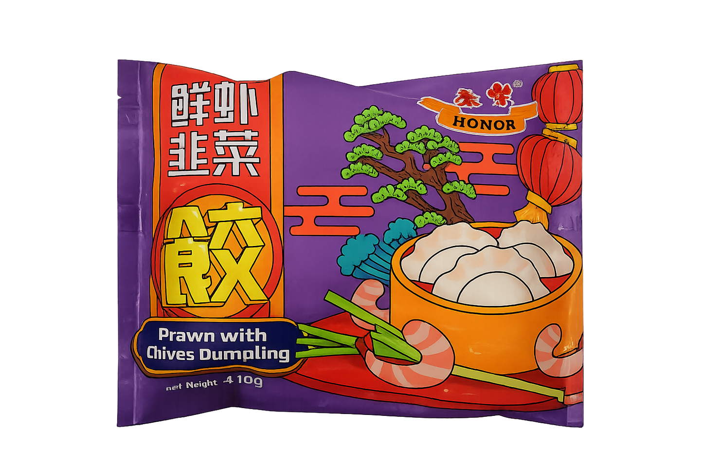 HR Dumplings - Prawn with Chives 康樂鮮蝦韭菜餃410g x 1