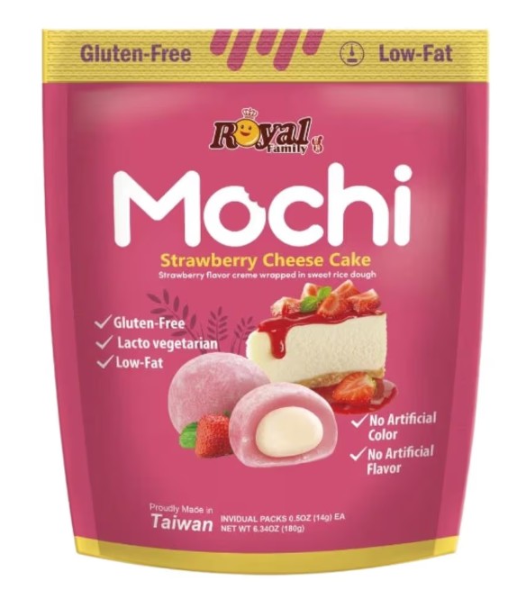 RF Mochi-Strawberry Cheese Cake 皇族麻糬-草莓乳酪蛋糕180g X 1
