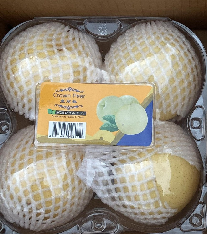 Crown Pear特級皇冠梨 Le Han Quoc (4 pcs in box) PP box x1