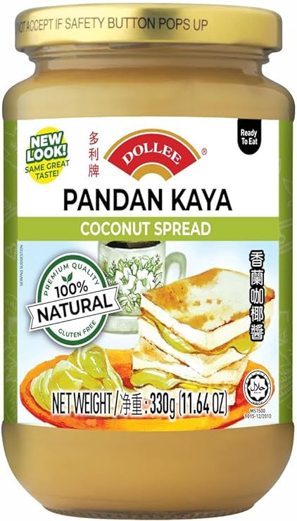 DOLLEE Pandan Kaya Coconut Spread 多利牌香蘭咖椰醬 330g x1