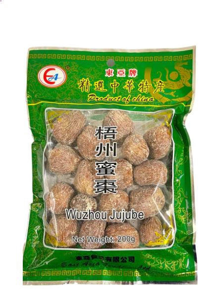 EA WuZhou Táo tàu sấy khô東亞 梧州蜜棗 Táo Đỏ Hàn Quốc Say Kho 200gr x1