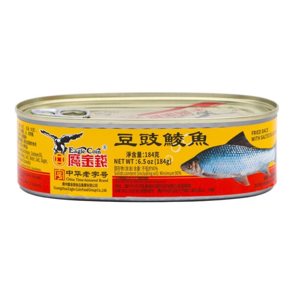 21021 ECF Fried Dace with Black Bean鷹金錢 豆豉鯪魚罐頭 184g x24