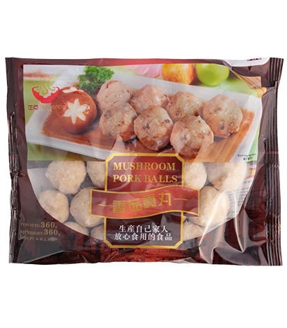 Thịt viên nấm ZD 正點香菇貢丸 Chả viên nhoi 360g x1
