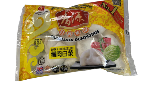 Bánh bao lá lốt FA 香源猪肉白菜水餃Hà Cao Thít Heo Cái Thảo 400g x1