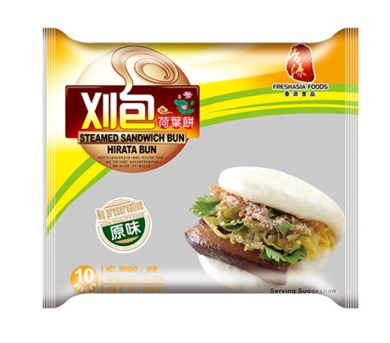 31910 FA TW Bánh mì Hirata cỡ lớn 台灣大刈包 600g x1