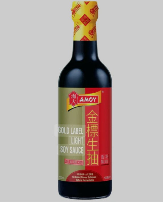 Amoy Gold Label Light Soy Sauce 淘大金標生抽 500g x 1
