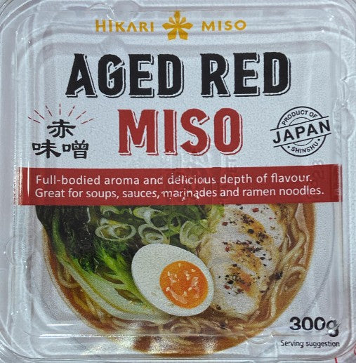 Hikari Miso Red Miso Soybean Paste 光味噌 赤味噌 300g x 1