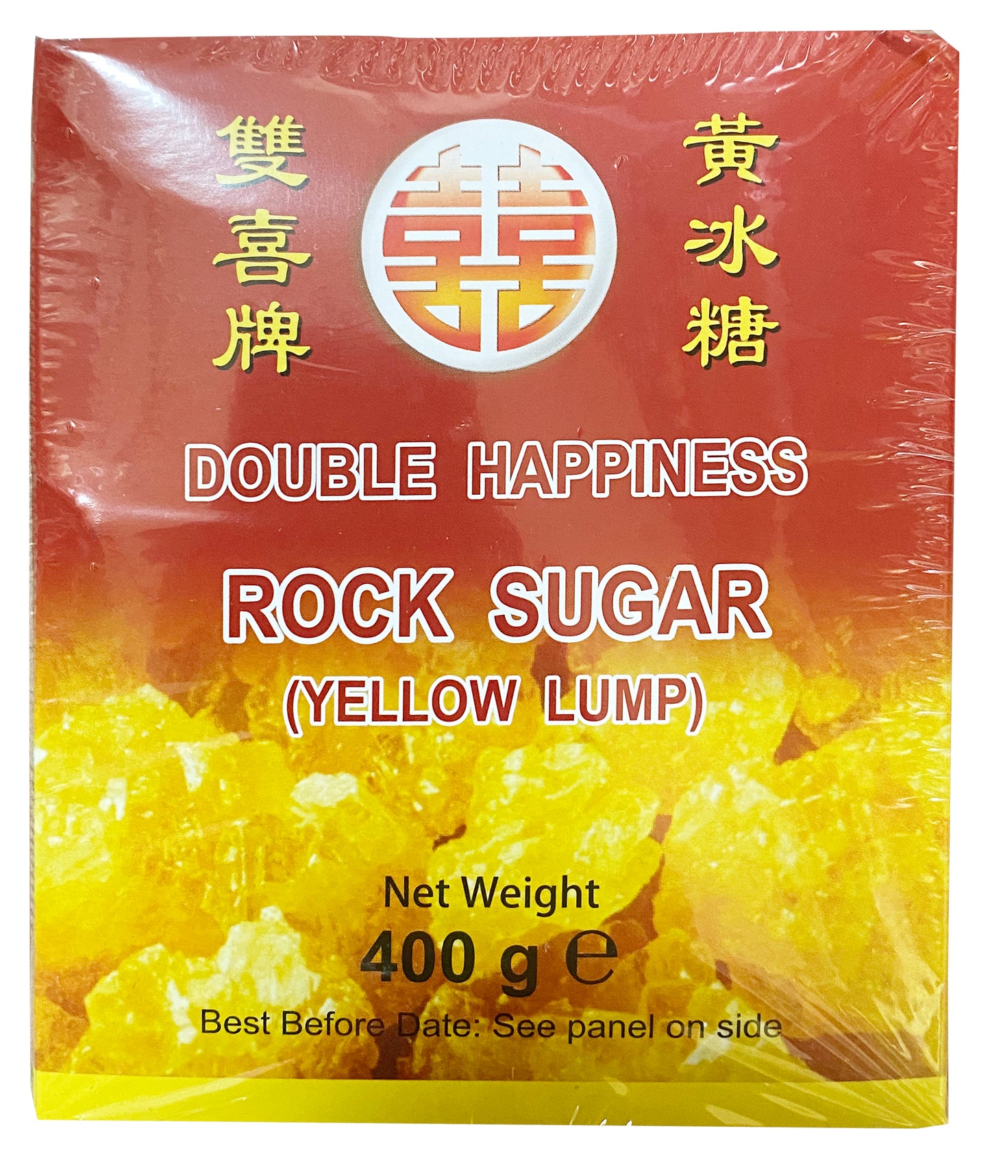雙喜冰糖(黃色塊) 雙囍黃冰糖 Keo mut da vang 400g x40