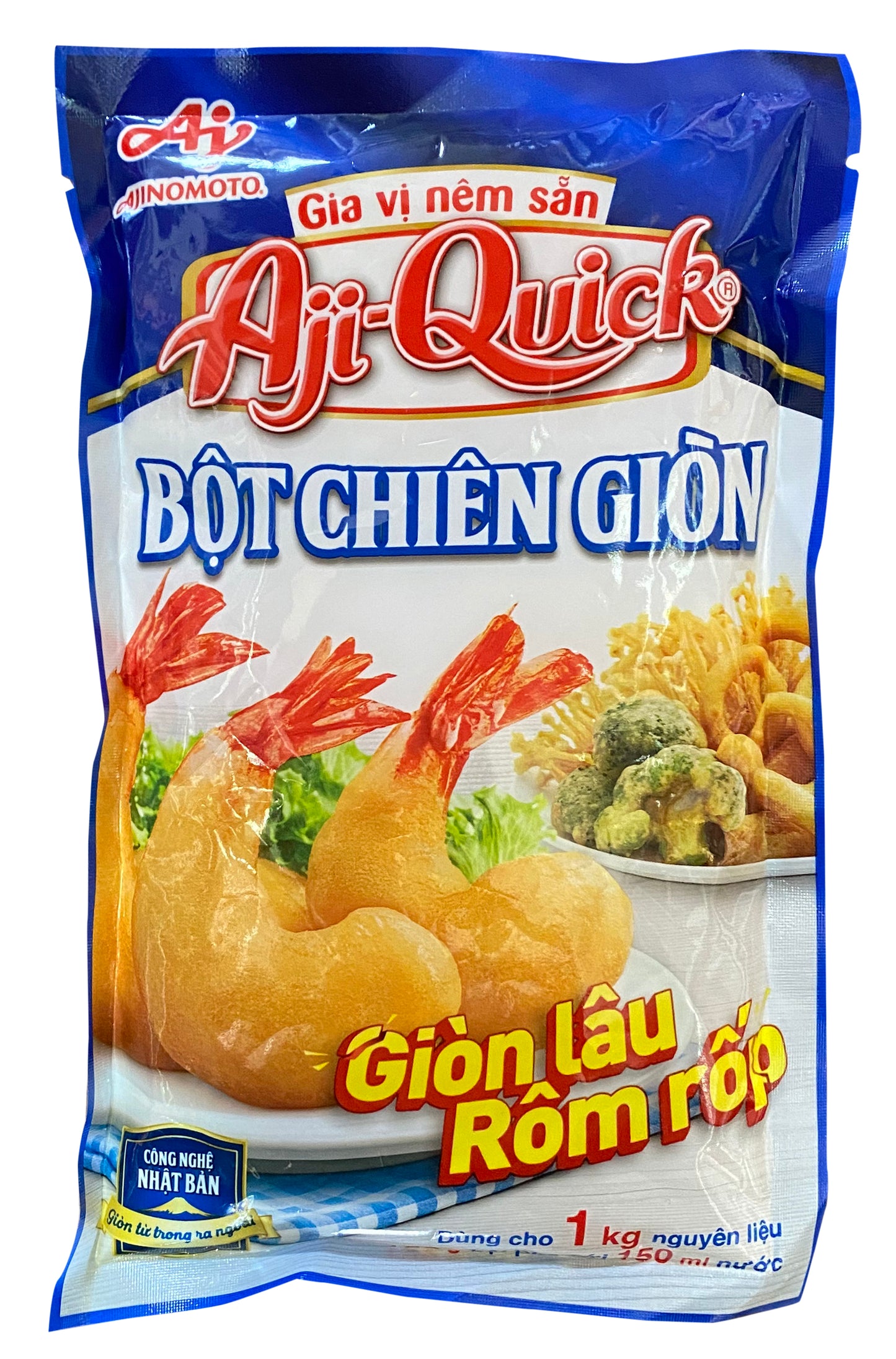 Bột Chiên Giòn Ajiquick Cho Hải Sản Bot Chiên Gion Hải Sản 150gr x 1