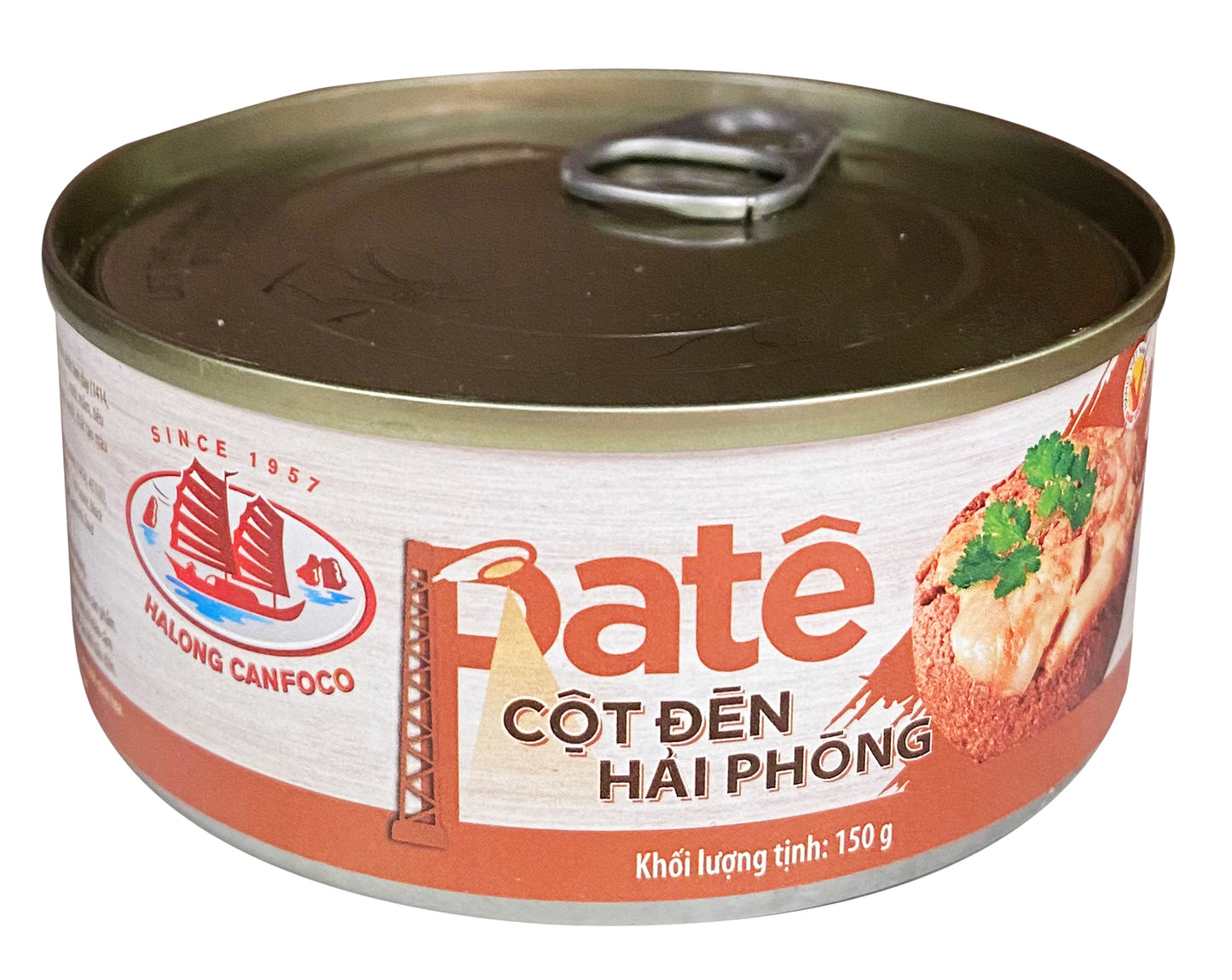 060245 Pate Đặc Sản Hạ Long Hải Phòng 海防特產肉醬 Pate Cốt Đen Hải Phòng 150gr x 1