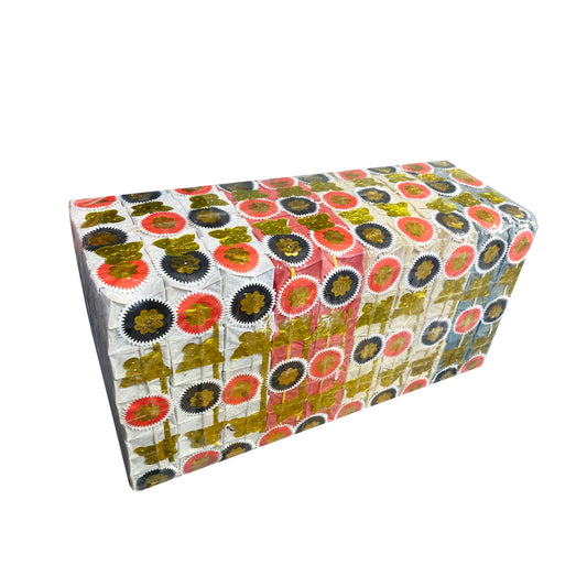 14273 Vang tien khoi 4 mau xanh do trang vang 1 x 1 包