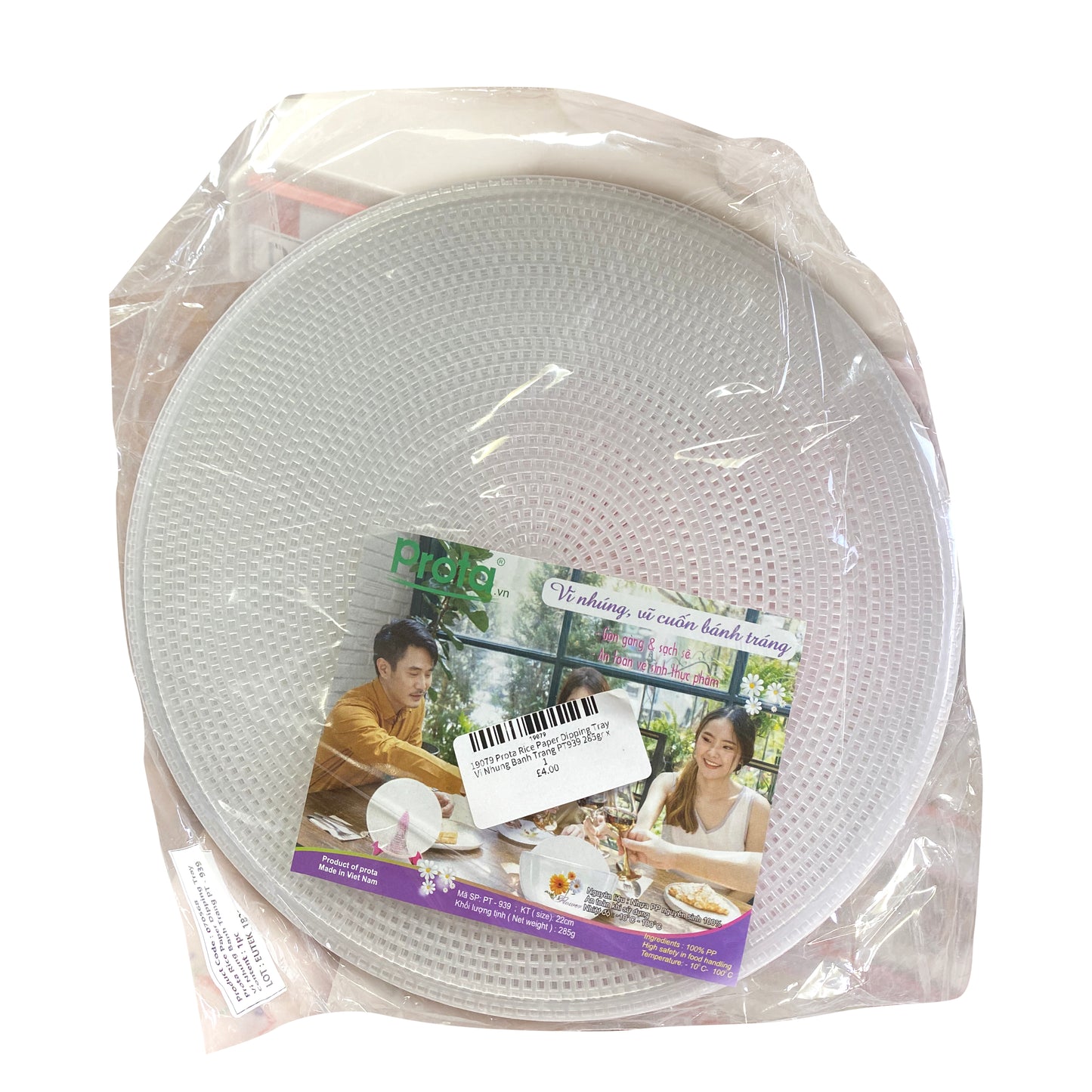 Khay Chấm Bánh Tráng Prota Vị Nhung Bánh Trang PT939 285gr x 1