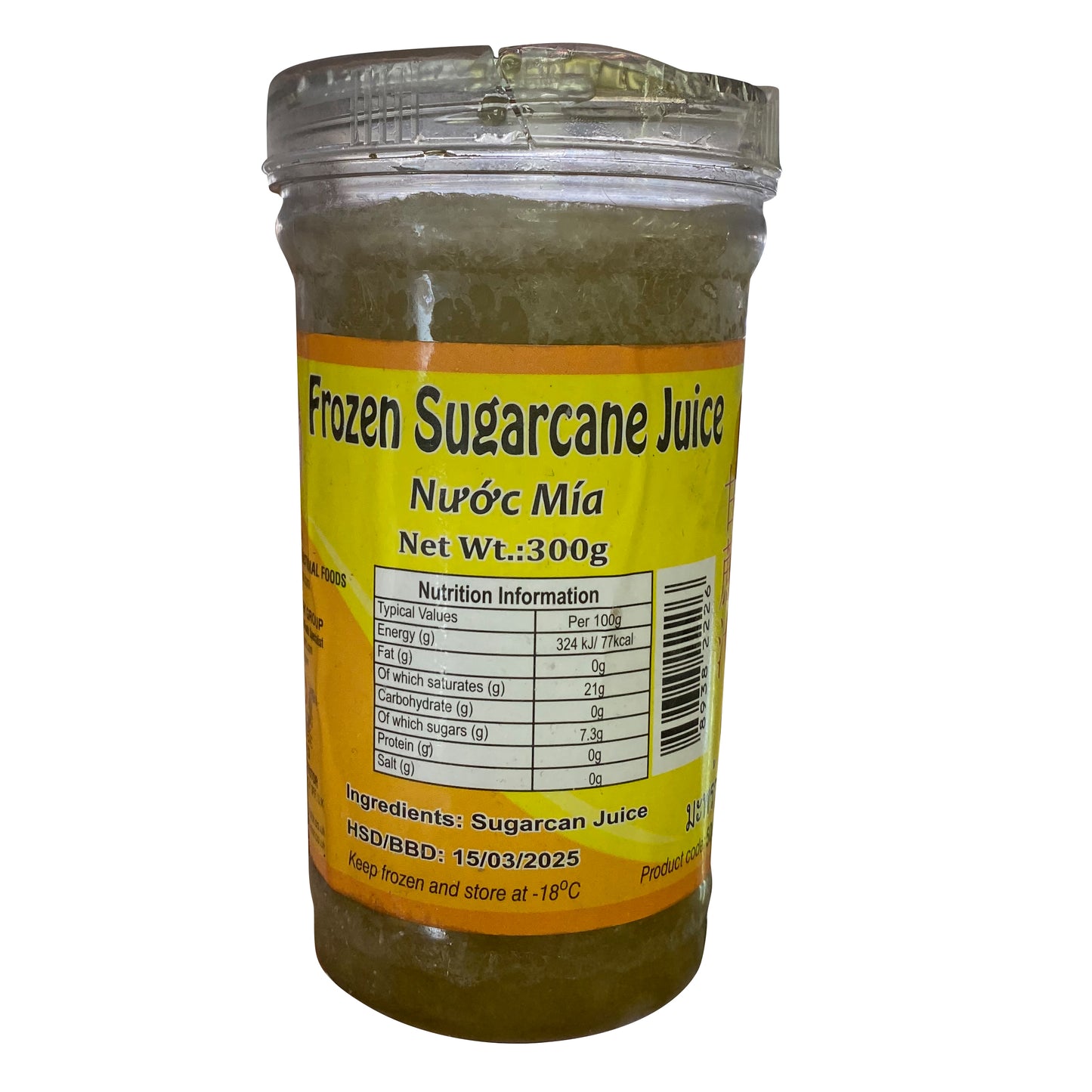 海馬王甘蔗汁 Nuoc Mia Dong Lanh 300gr 甘蔗汁x 1