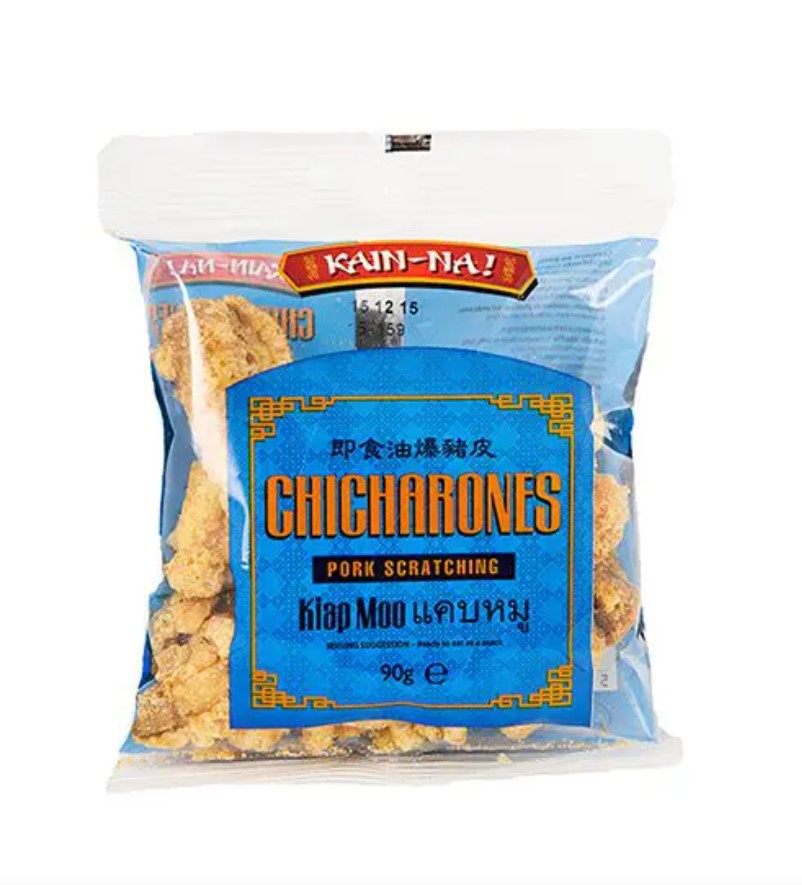 Kain-Na chicharon(Pork Scratchings) 即食油爆猪皮渣/kiap moo 90gx1