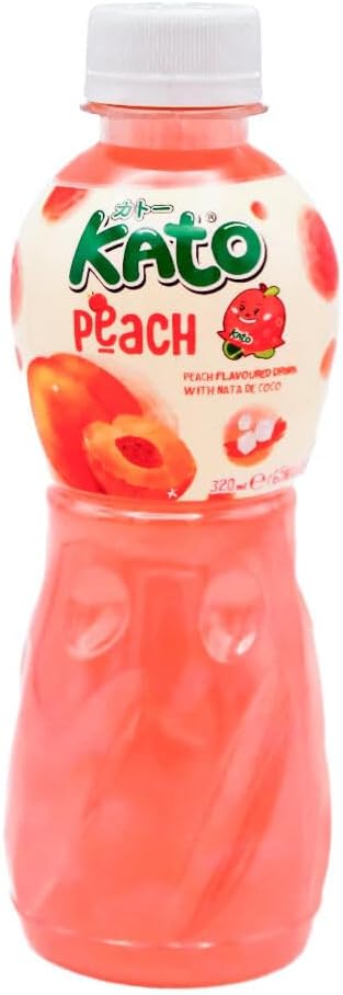 95202 Kato Nata De Coco Dâu 草莓汁 Nước đầu 320ml x1