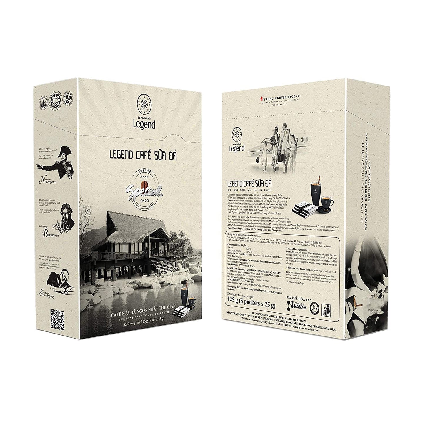 Trung Nguyen Legend特製冰牛奶咖啡即溶冰咖啡 (25gx9) x1