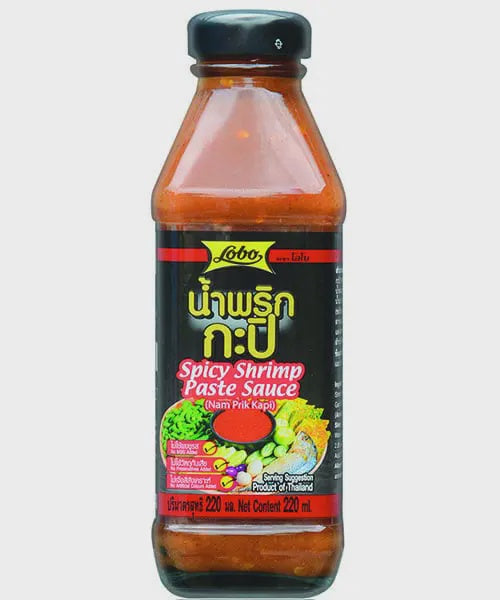 Lobo Spicy Shrimp Paste Sauce in Glass Bottles 蝦醬 Mam tom cay dong chai 200ml x1