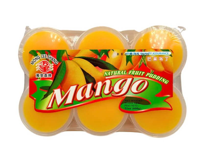 24666 Mong Lee Shang Pudding vị các loại (6x100g) 萬里香綜合布甸 600g x 1