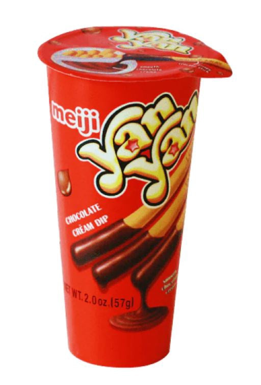 01101 明治欣欣可可餅乾零食 明治欣欣杯餅乾條 朱古力味 50g x1