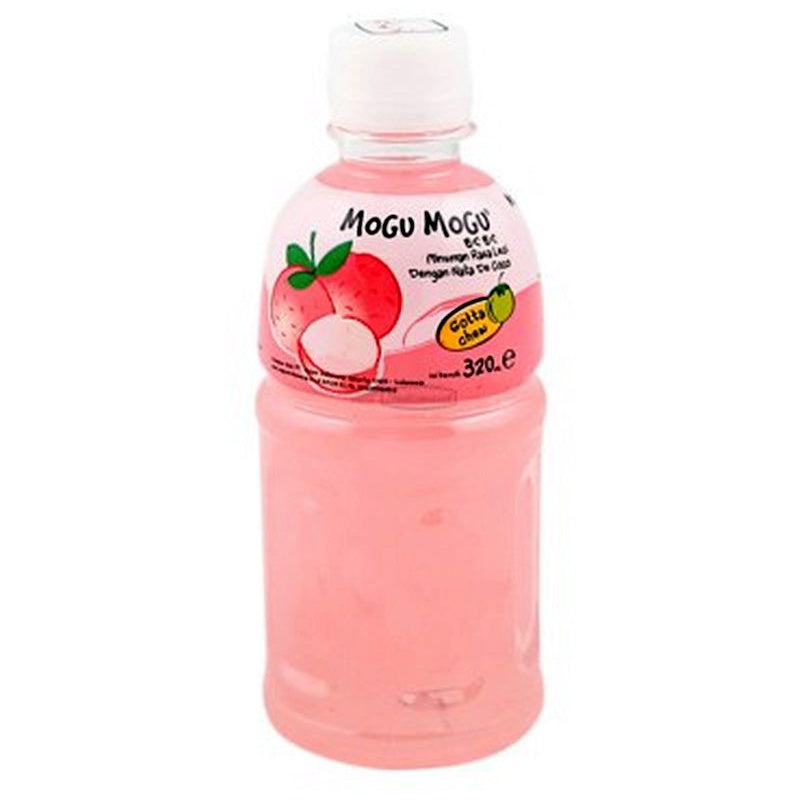 16955 Mogu Mogu Vải thiều荔枝飲料含椰果 nước trai cay vi vai 320ml x 24