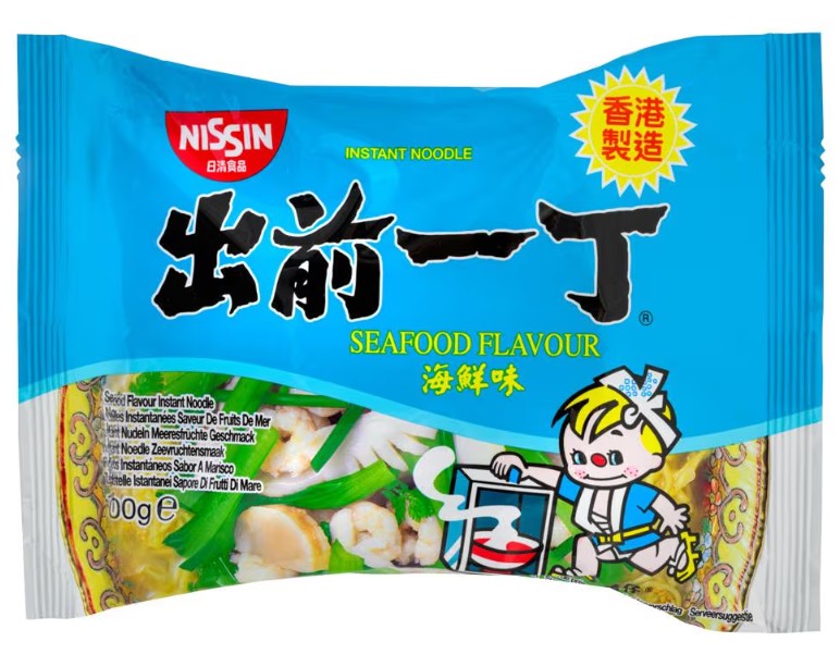 20033 Mì Nissin HK - XO Hải Sản 香港出前一丁XO醬海鮮麵 100g x 1
