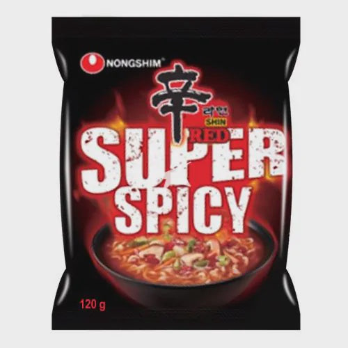 NongShin ramyun đỏ Hot & Cay Mi Ramyum Đồ Cày 120gr x 1