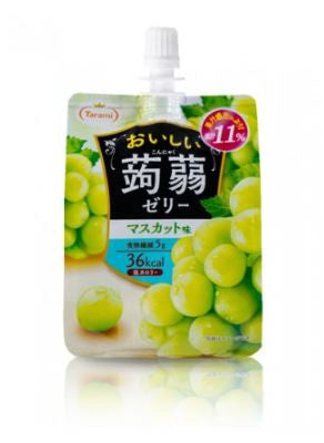 27482 Tarami Oishi Konjac Jelly-Muscat蒟蒻果凍-白葡萄味 150g x1