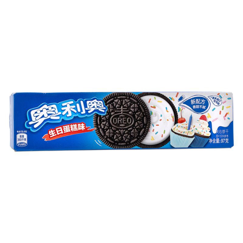 奧利奧餅乾-生日蛋糕夾心餅乾-生日蛋糕味 97g x1