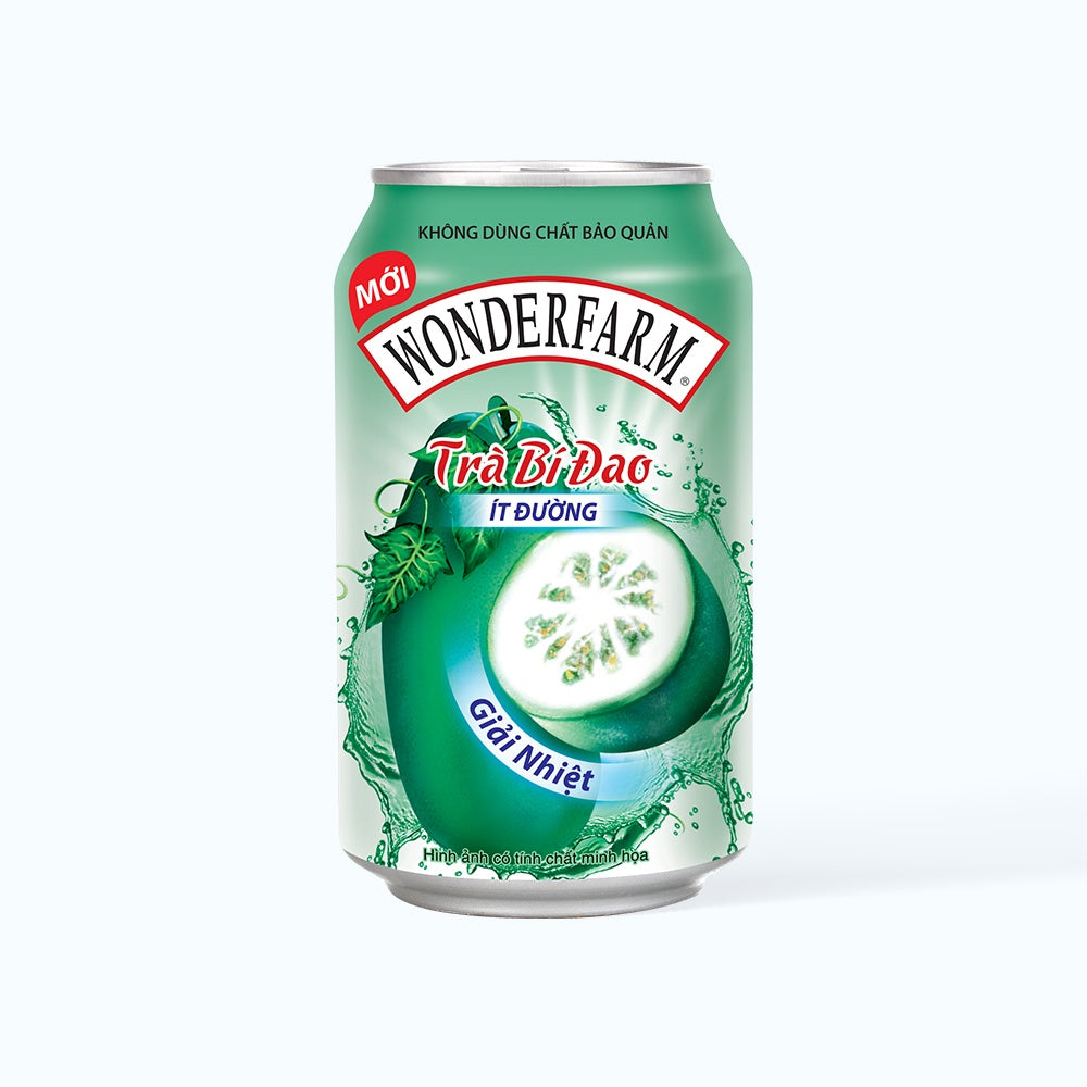 Trà Bí Đao Wonderfarm (Ít Đường) Trà Bí Đao Ít Đường 310ml x1