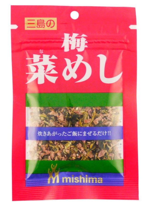 'MISHIMA SHOKUHIN' Plum and Greens Furikake (Umena Meshi)三島食品 梅 菜飯素 15g x1