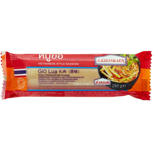S.KHONKAEN 冷凍越南風味香腸越式原味扎肉GiÒ Lua 250g x1