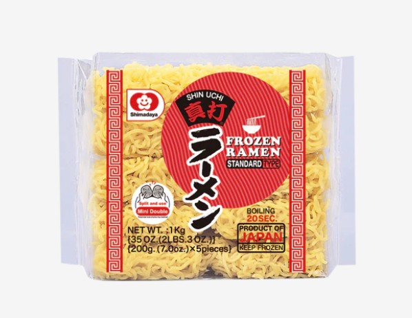 Shimadaya Inaniwa Udon đông lạnh (không muối) (200g x 3) x1