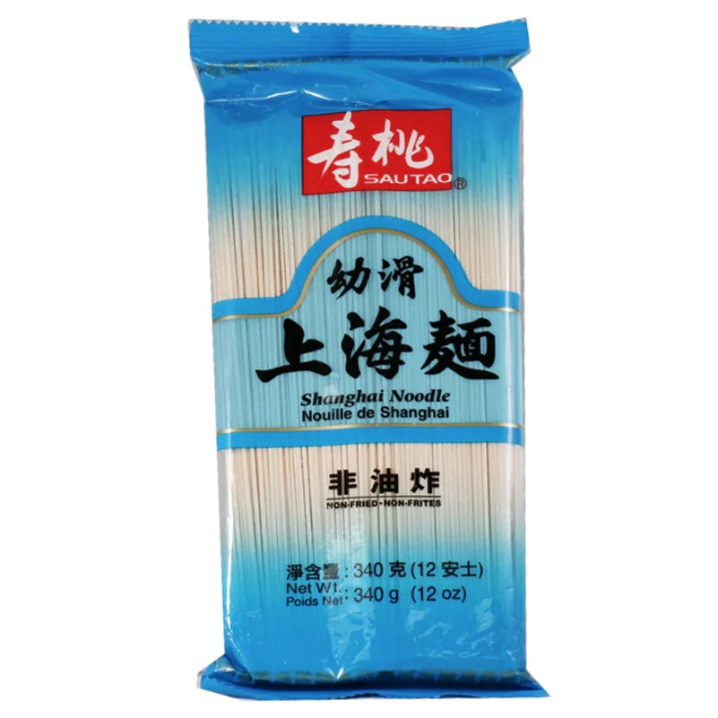 Sau Tao Shanghai Noodles 壽桃牌上海麵 Mi Kho Thuong Hai 340g x1