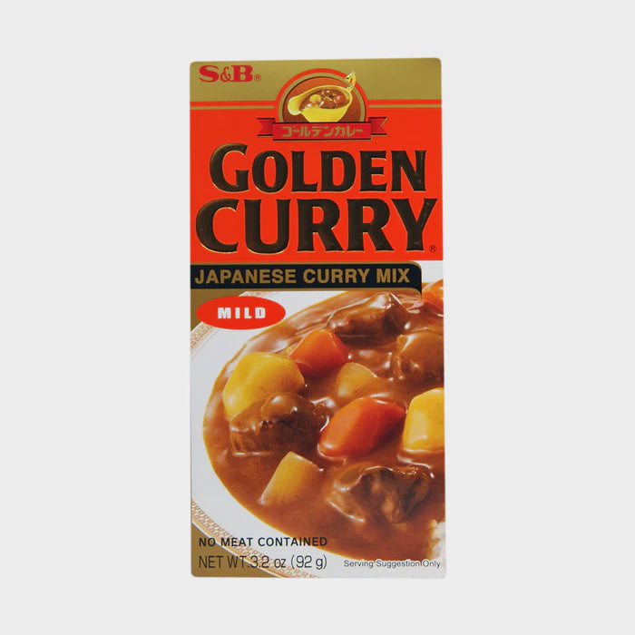 S&B Golden Curry Japanese Curry Mix in Block 金牌咖哩調味料(微辣) 92g x1