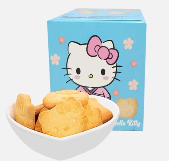 06283 Bourbon Hello Kitty Petit Cookies Milk Flavor 可愛小曲奇牛奶味 Banh Quy Hello Kitty Vi Sua 47g x1