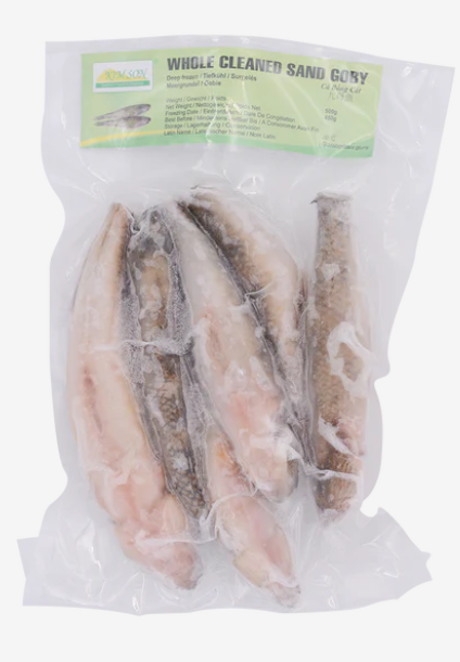 00375 Cá bống cát đông lạnh Kim Sơn Cá Bông Cát Đồng Lãnh 500g x 1 FC