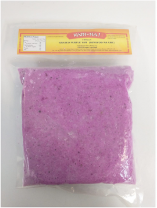 01880 Kain-na 冷凍磨碎紫山藥 Khoai Mo Tim Dong Lanh 500g x1