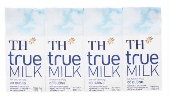 0601981 TH True Milk Sua Tuoi Tiet Trung 180ml x 48