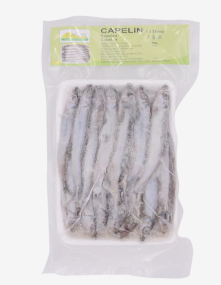 06179 Capelin đông lạnh Kim Sơn Cá Trung Đồng Lãnh 500g x 1