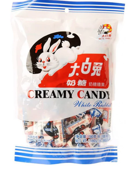 10011 WR奶油糖大白兔奶糖180g x1
