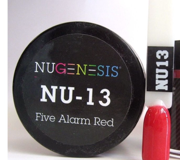 13053-Nugenesis Nhúng Móng NU13 Five Alarm Red 1x2oz