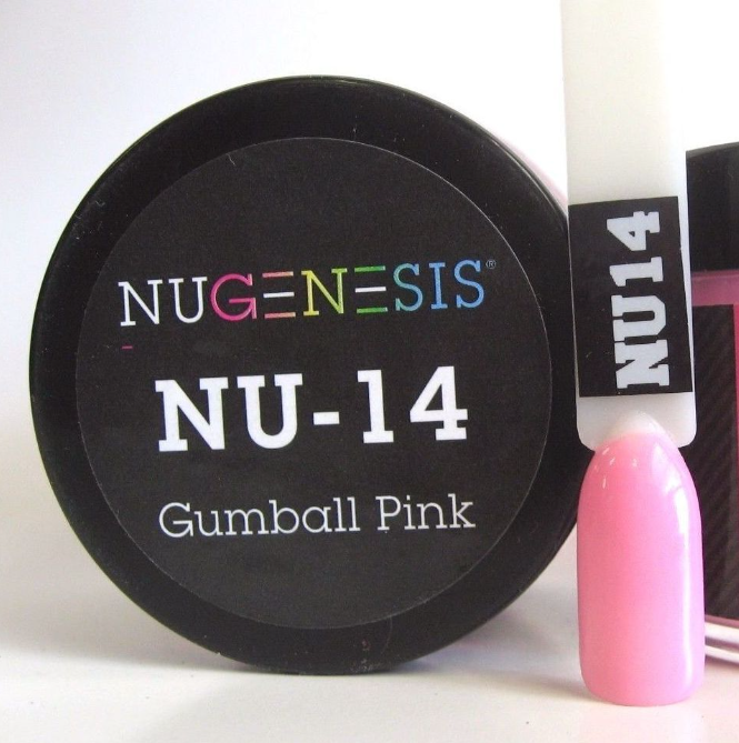 Nugenesis Dip Nail NU14 Gumball Pink 1x2oz