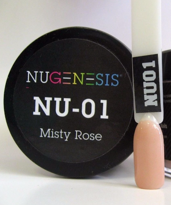 13056-Nugenesis Dip Nail NU01 Misty Rose 1x2oz
