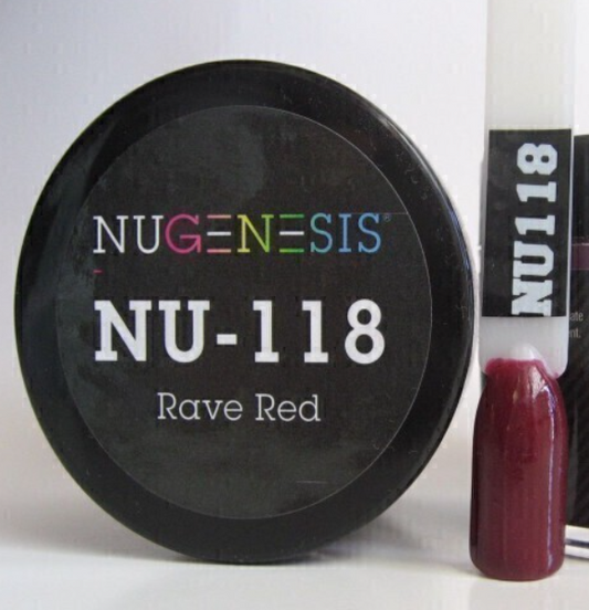 13104-Nugenesis 浸釘 NU118 狂歡紅 1x2oz