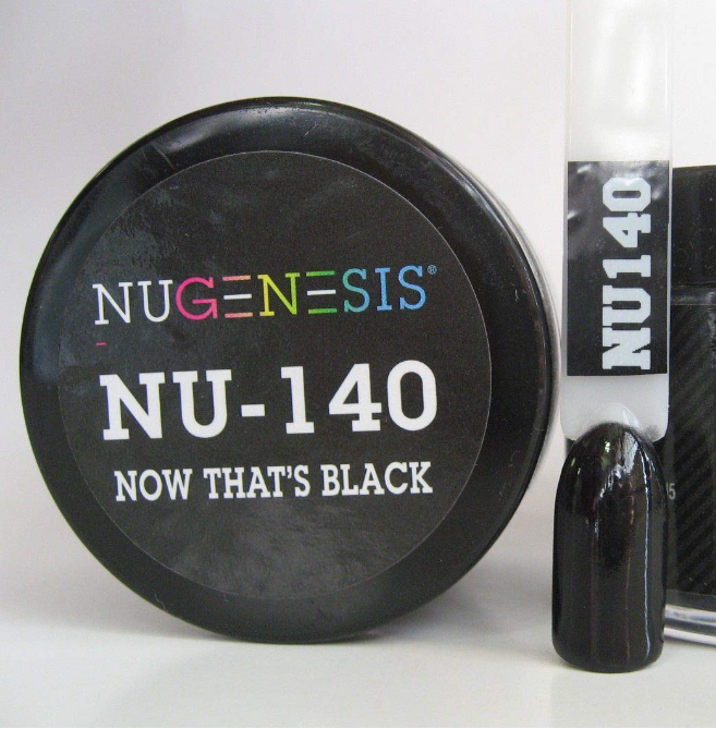 13129-Nugenesis Nhúng Móng NU140 Now That's Black 1x2oz