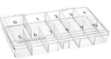 Hộp đựng đầu tip 13200 Big Clear 10 Black 6C
