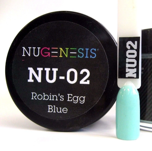 Nugenesis Dip Nail NU02 Robin's Egg Blue 1x2oz