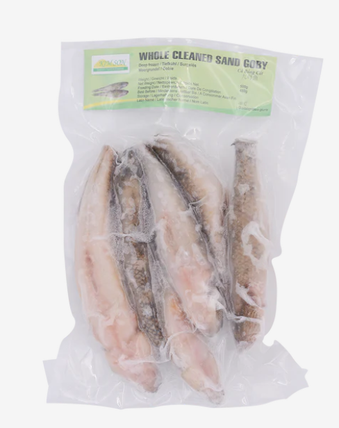 Kimson Frozen Sand Goby Ca Bong Cat Dong Lanh 500g x 20 (BOX)